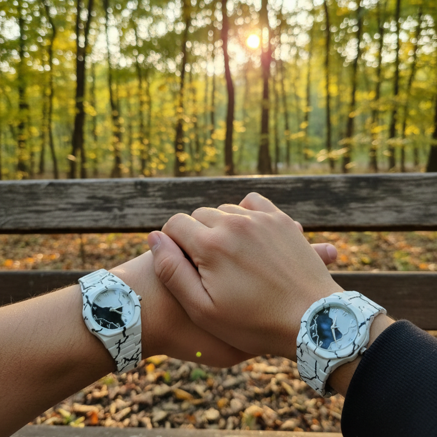 Tiger Aura Couple Watch Set